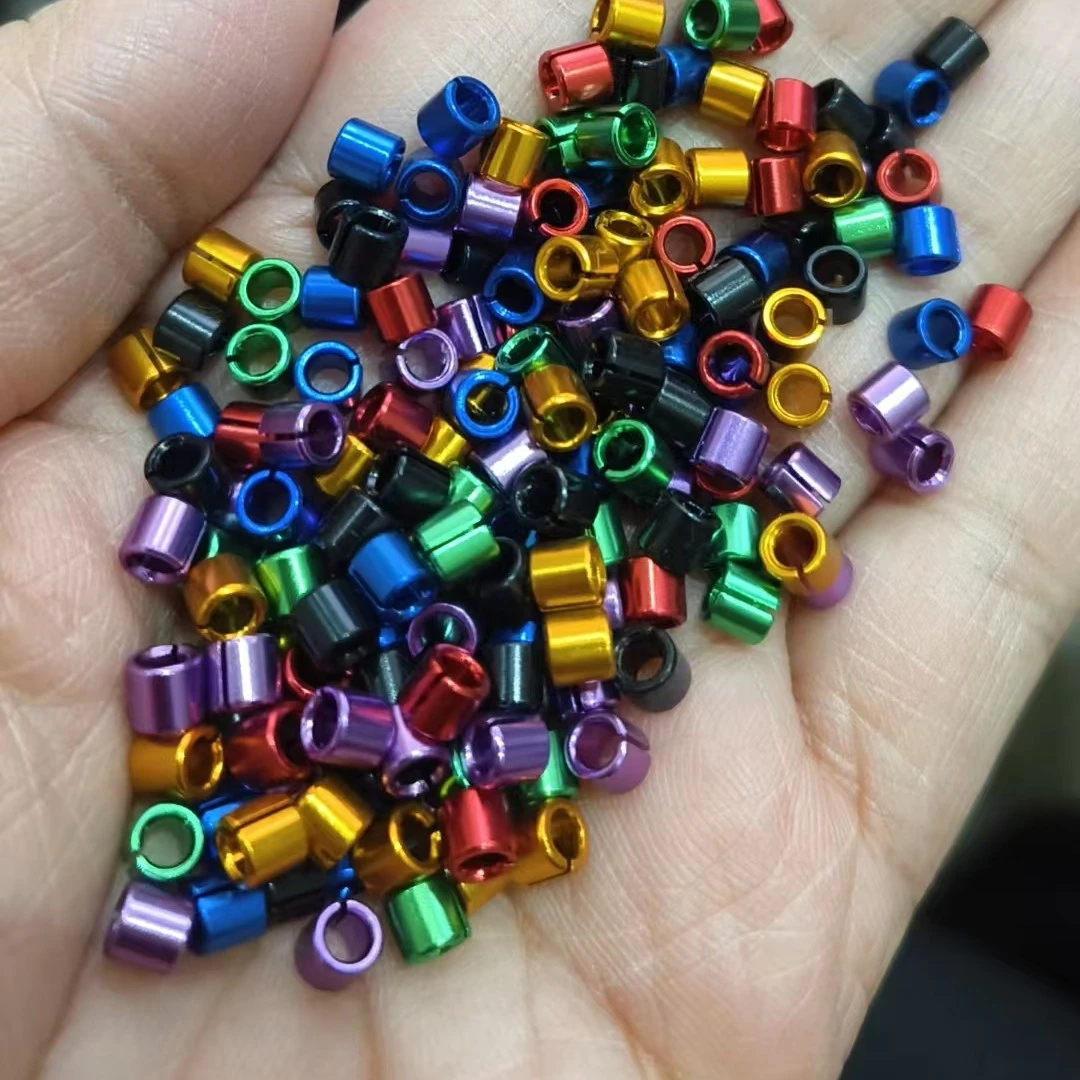 麻料 蜡嘴 鸟用识别脚环 上面有随机的数字 方便辨别你的爱鸟