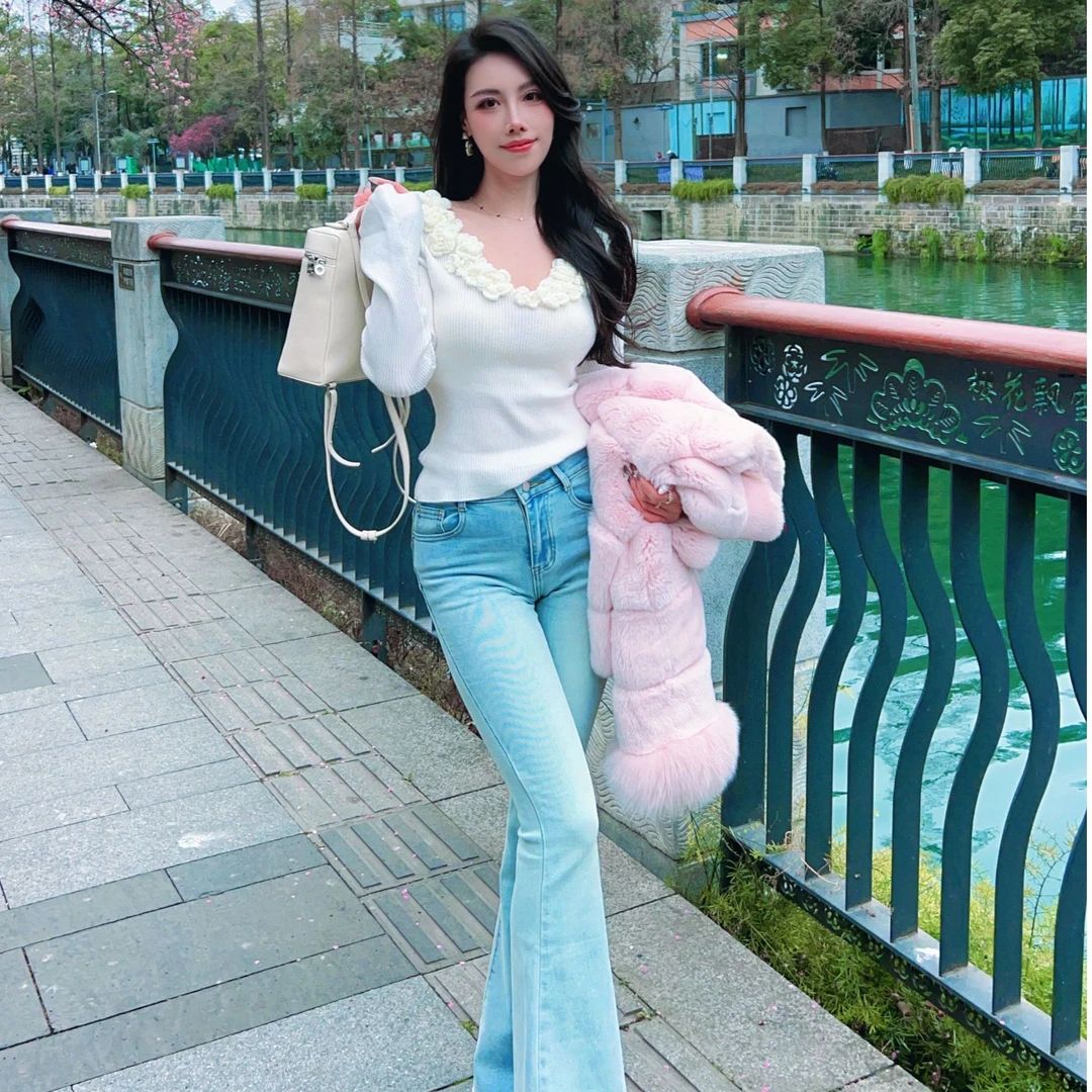 FTYB时尚蜜桃臀牛仔裤