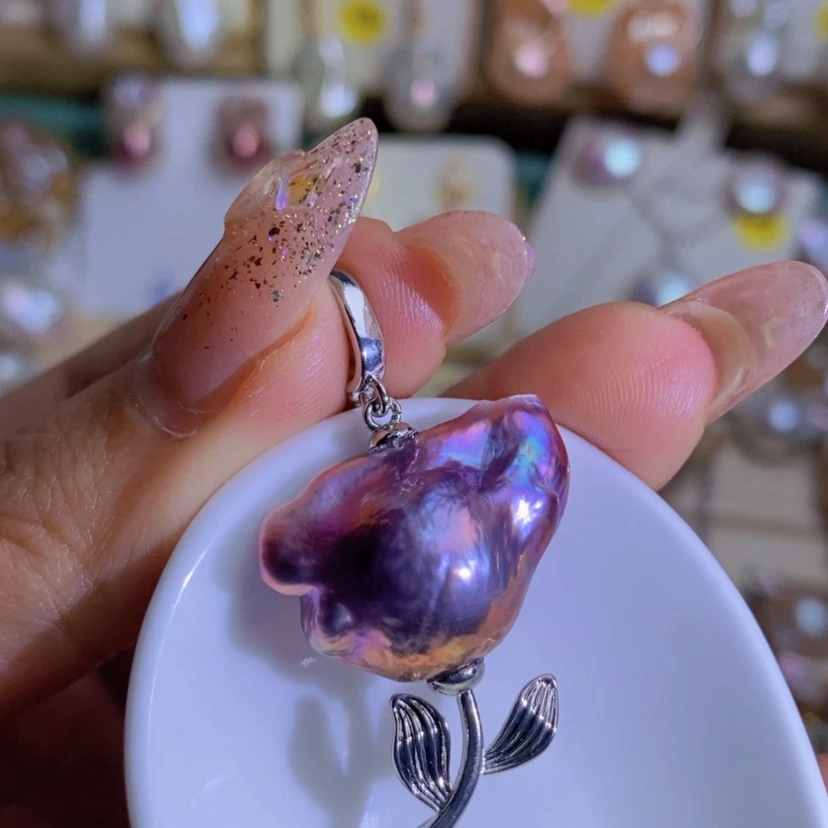 【闪购商品】淡水珍珠天然淡水珍珠合金