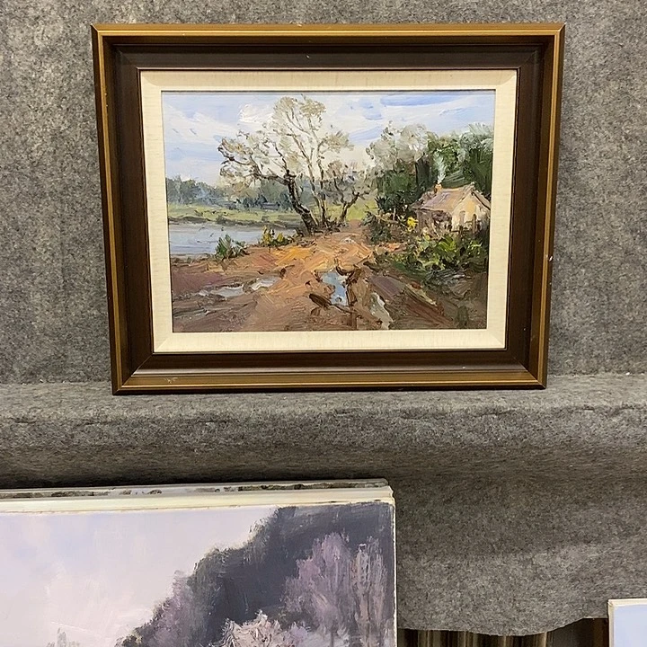 油画带外框画芯尺寸40x30xm