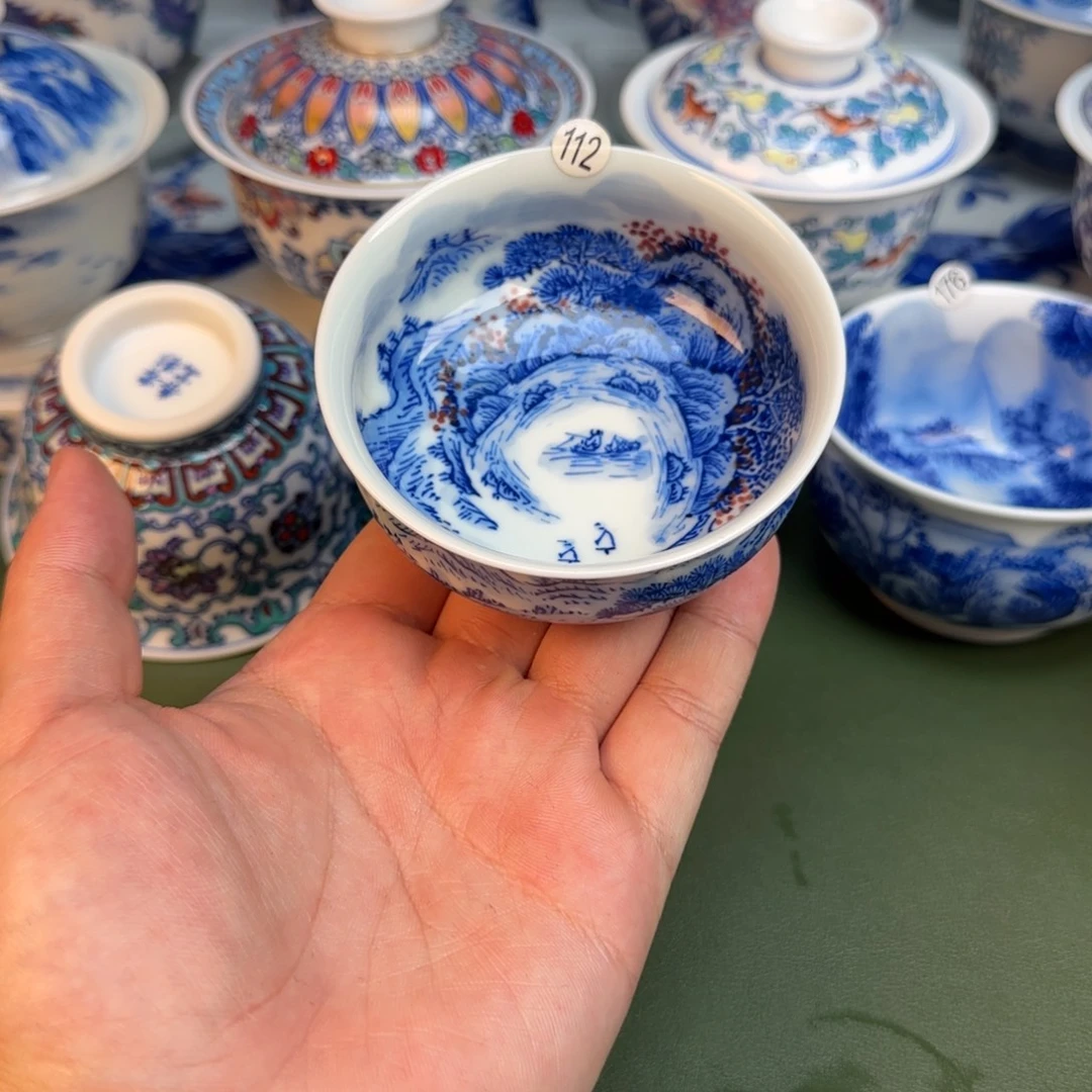 彥祖純手工手繪茶具112