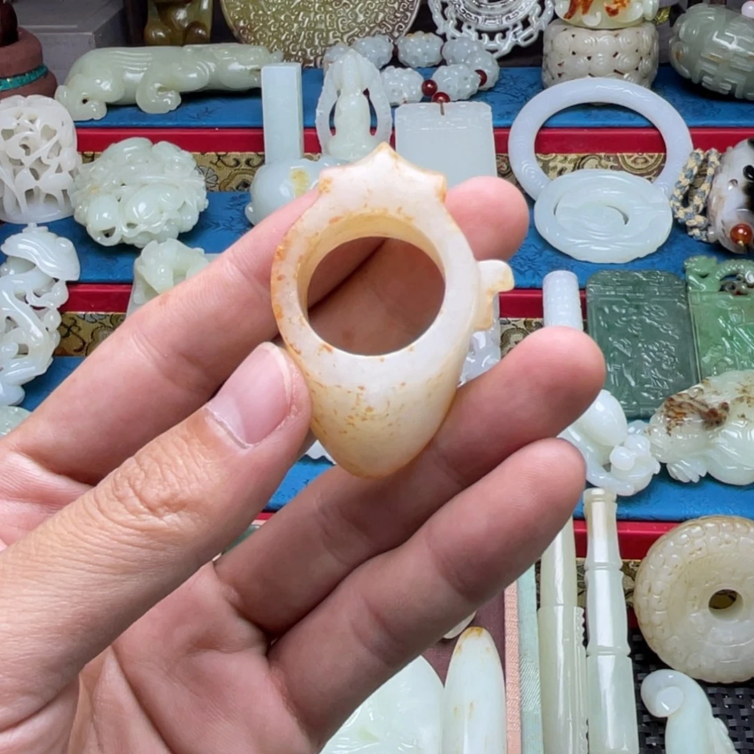 和田玉未镶嵌挂件꧁****