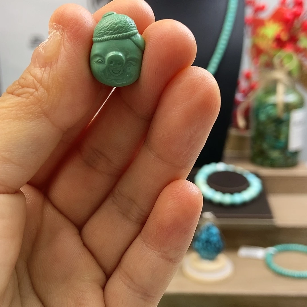 未镶嵌绿松石珠宝奇石