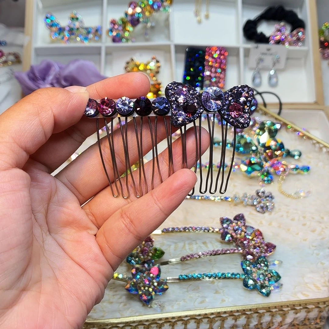 皮质铁合金发饰发夹发夹