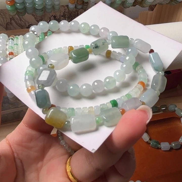 好****翡翠未镶嵌手串翡翠