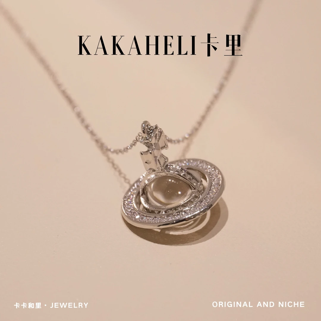 钛钢项链 星球遗迹轻奢项链 A638