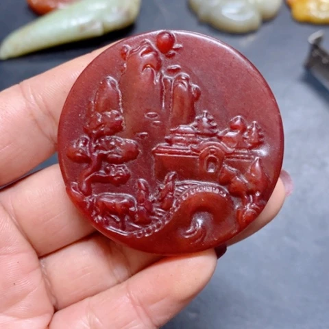 紫金钵盂菩提吊坠