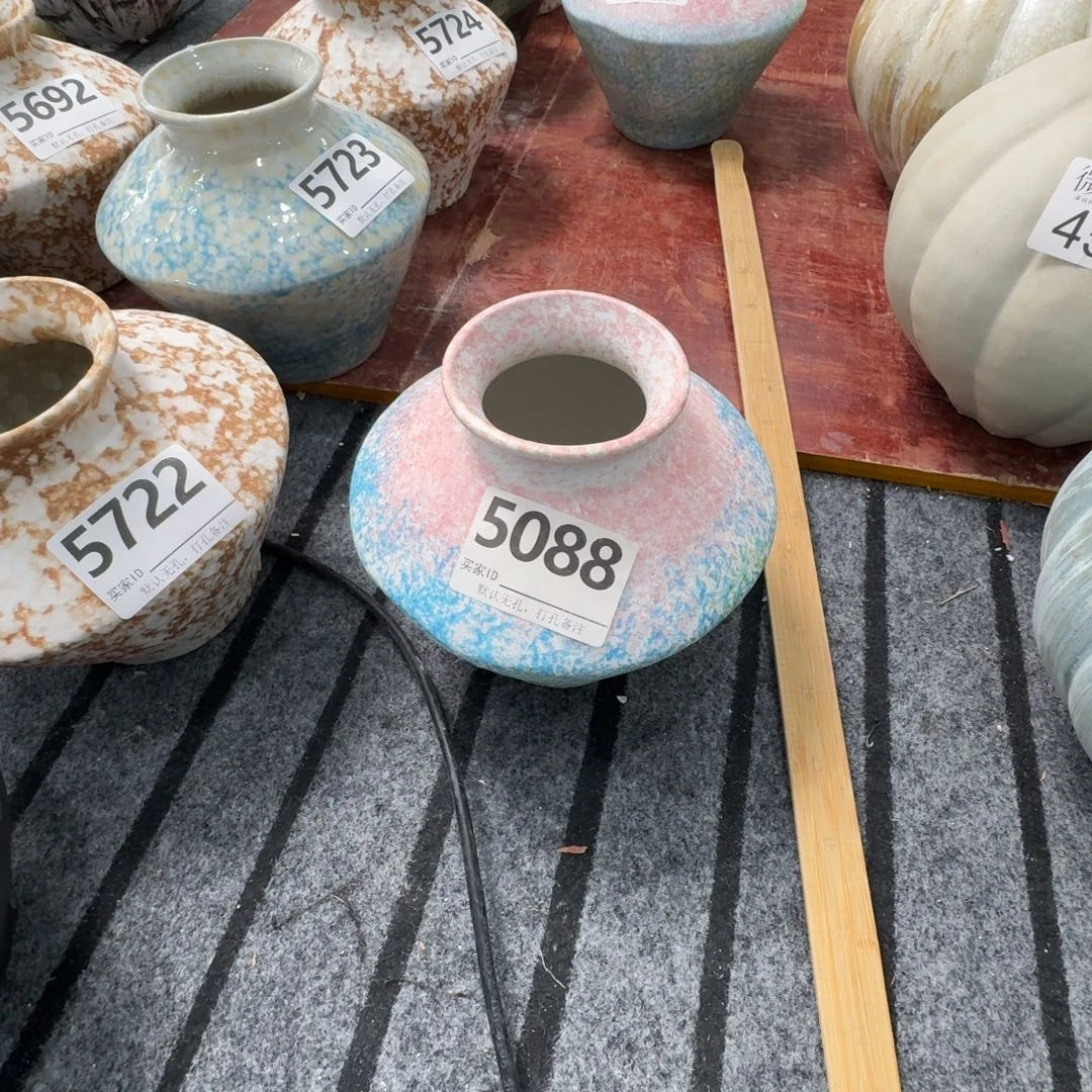 煎***耶摆件花瓶默认无孔口6高17编码5088