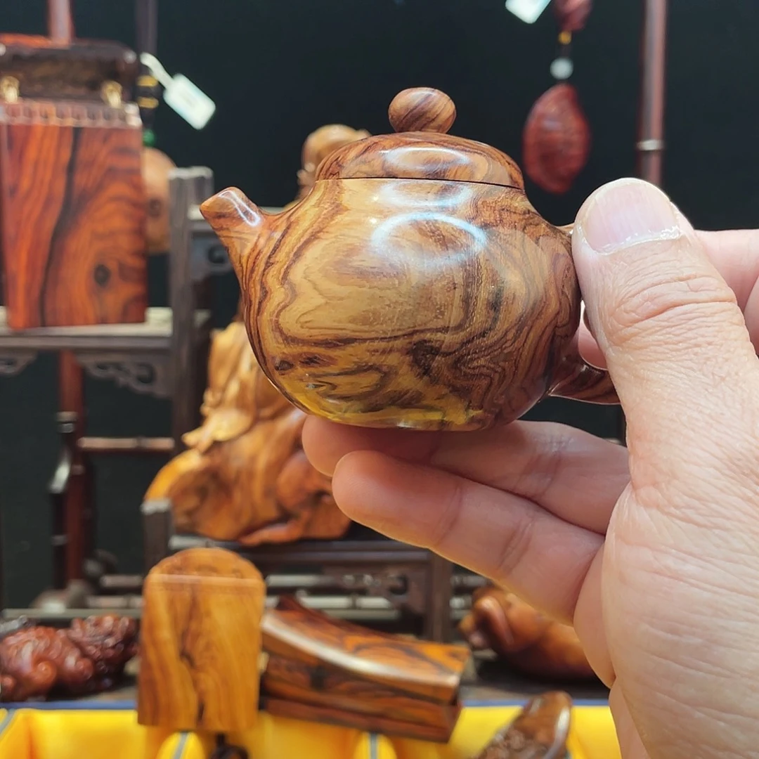 黄花梨/降香黄檀文旦壶