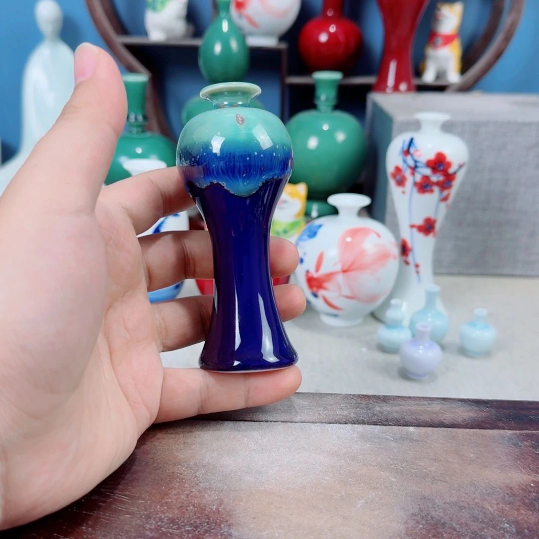 陶瓷手工小花器摆件