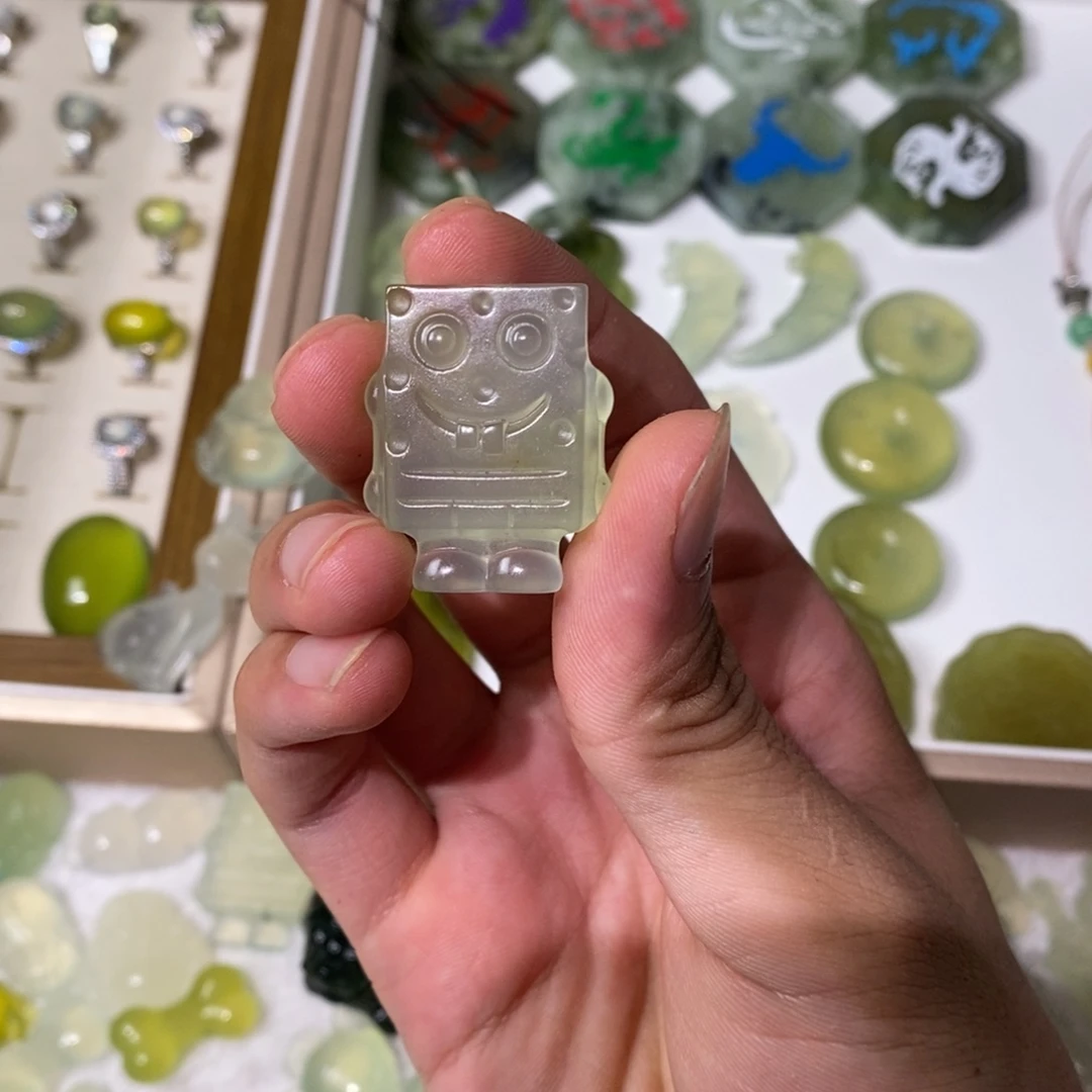 岫玉未镶嵌吊坠(不含链)