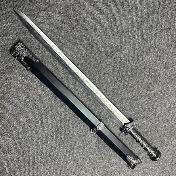 龙泉昊天宝剑一体刀剑绣春刀锰钢唐剑刀具防身冷兵器未开刃