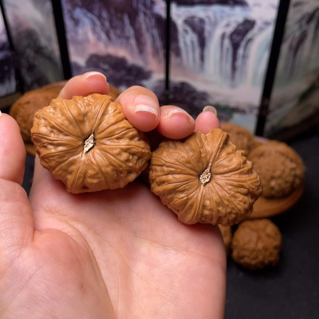 布***恩文玩核桃把件39南瓜墩