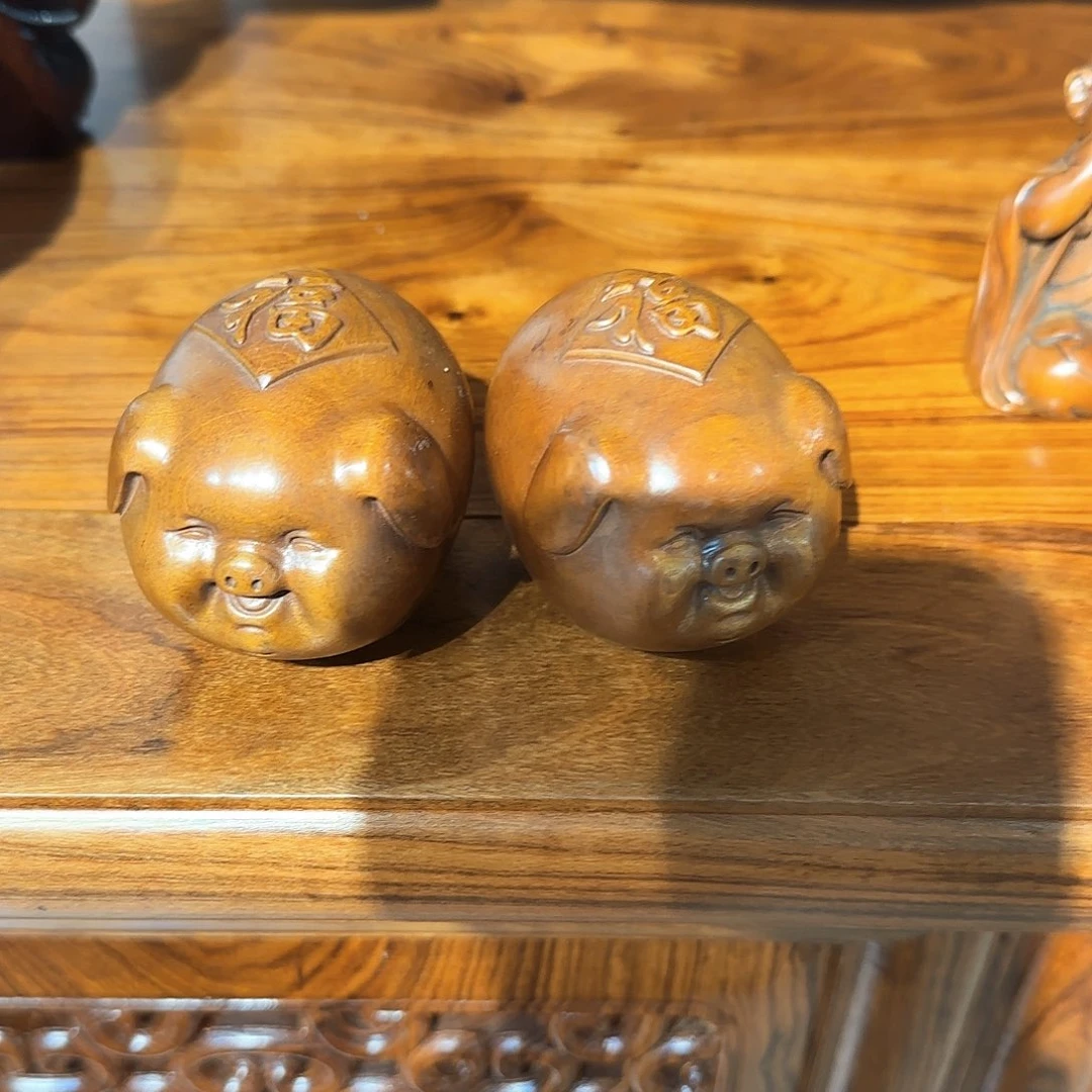 厚***6花梨木类黄杨木摆件