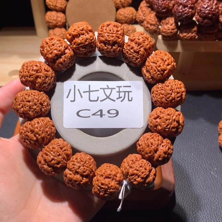 扬***航金刚菩提手串22+定制款战神梅花