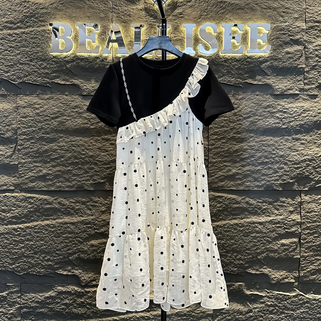 【FF专属】【37】大码夏季新款设计款显瘦气质大码连衣裙-JC-A2934