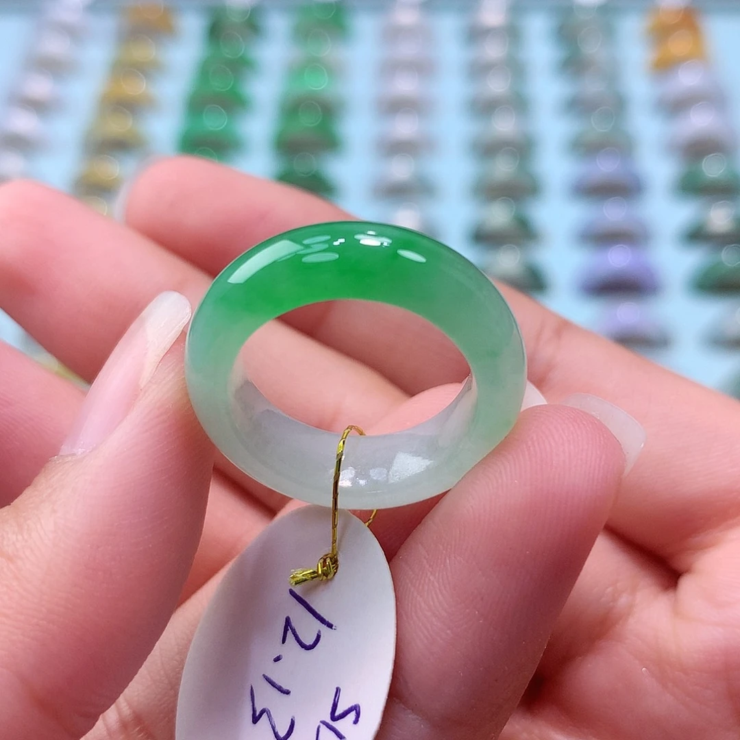 未镶嵌戒指翡翠1213圈