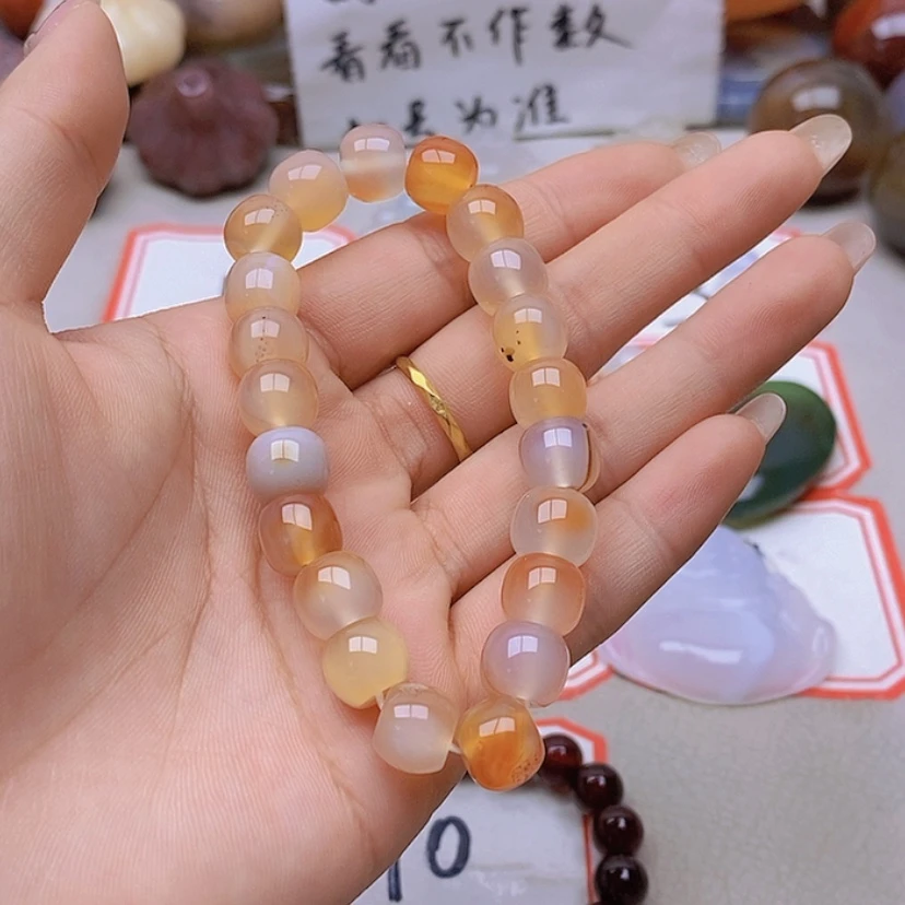 【闪购商品】未镶嵌玛瑙/玉髓珠宝半成品糖***剧