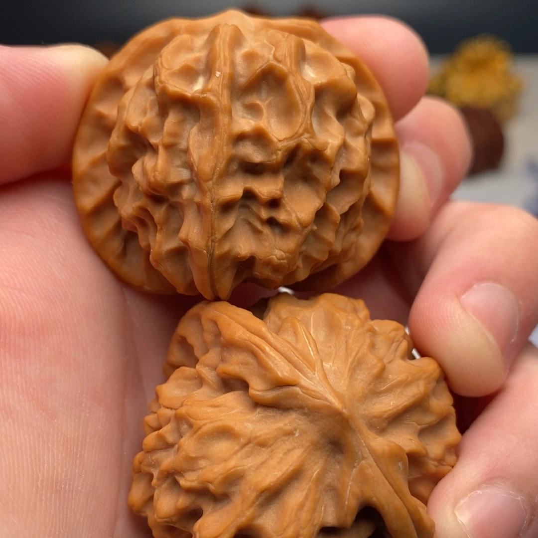 把件文玩核桃43.5龙鳞