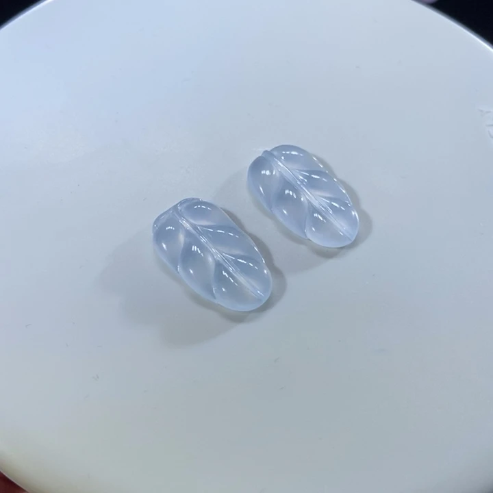 翡翠未镶嵌吊坠(不含链)翡翠高冰叶子