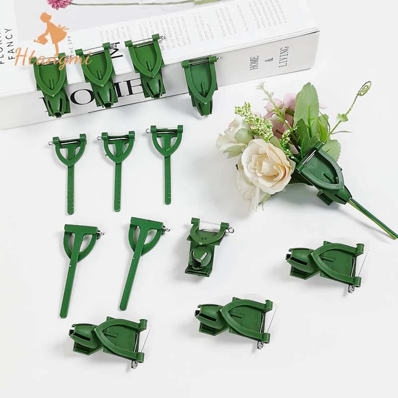 【汉唐美】婚礼用三角塑料胸花夹子T型别针吊挂婚庆鲜花包装材料diy
