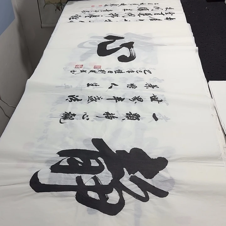 书法老师精品行书平尺