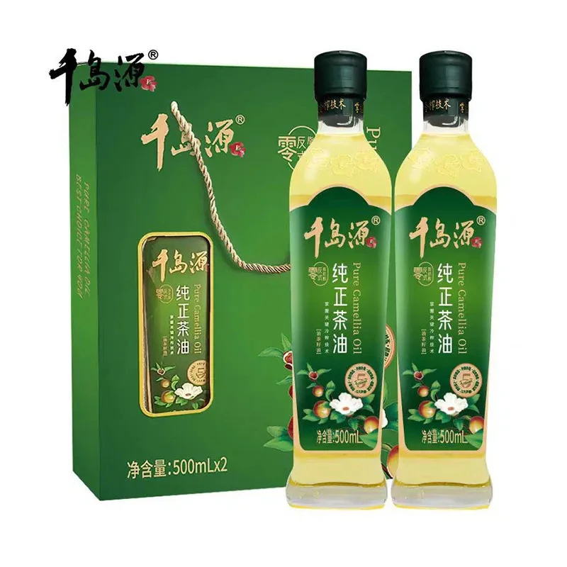 千岛源纯正茶油礼盒 500ml*2/盒