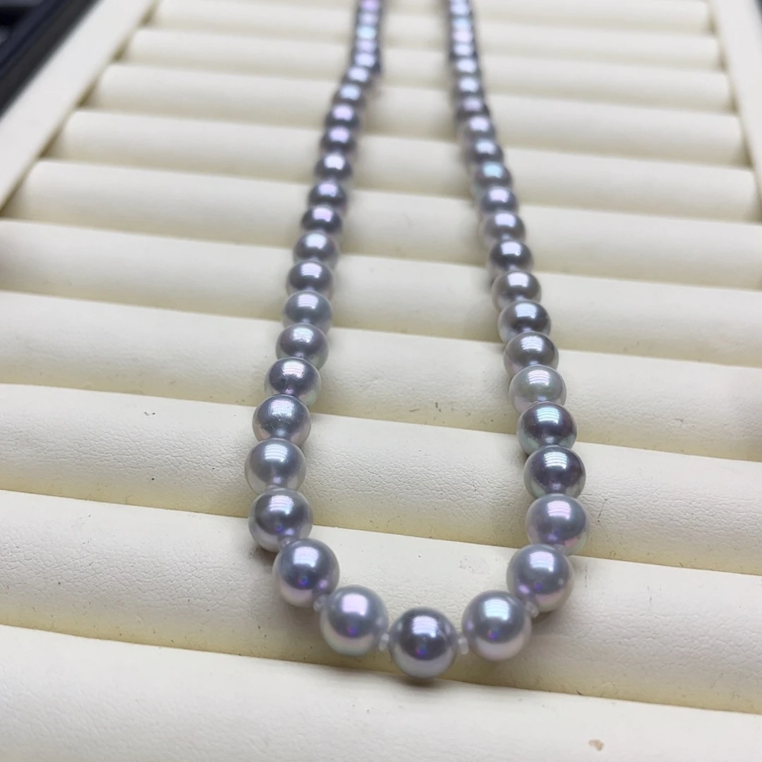 银S925镶嵌海水珍珠颈饰