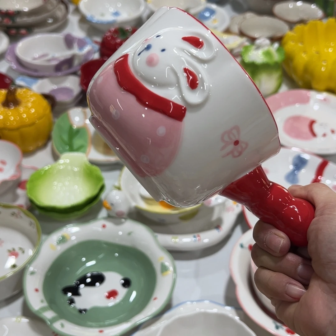 摆件高端陶瓷釉下彩正品！