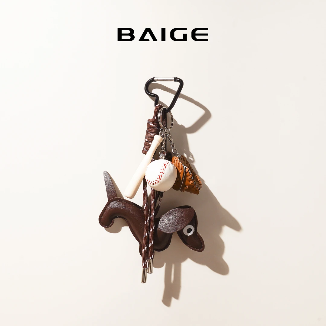 腊肠狗包包挂件高级感小众可爱公仔配饰情侣挂件钥匙扣8079-1