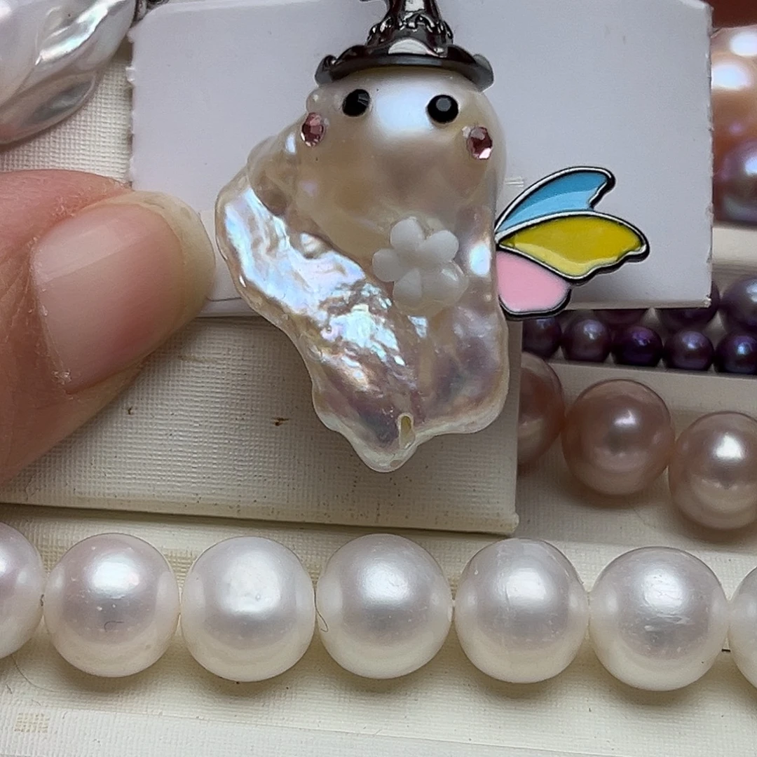 淡水珍珠吊坠(不含链)未镶嵌