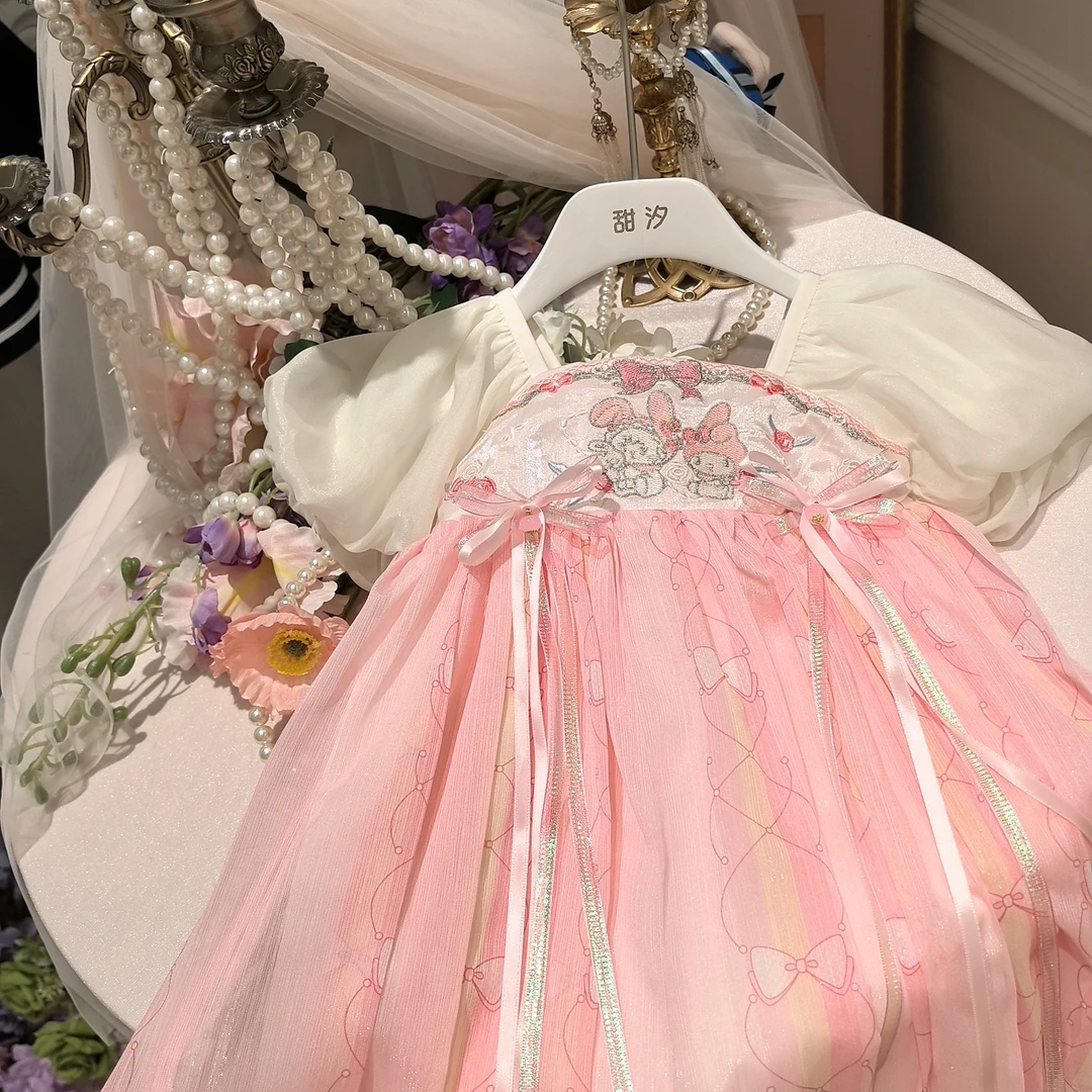 86187女童公主裙小女孩洛丽塔蓬蓬礼服连衣裙