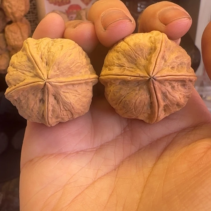 文玩核桃吊坠34南瓜四棱