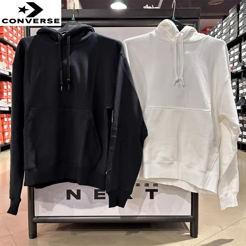 CONVERSE匡威男女重磅连帽运动卫衣休闲针织简约10024494-A02