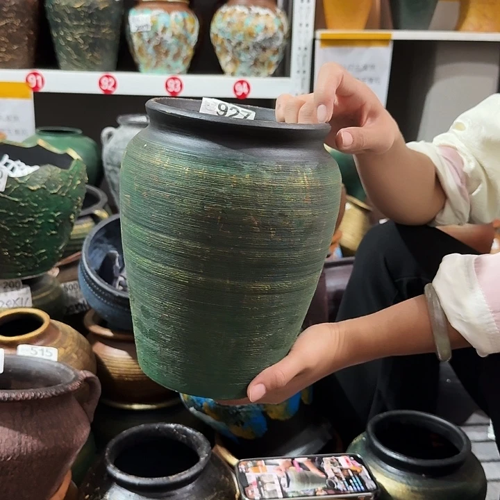 金绿坛子927高度23口径15