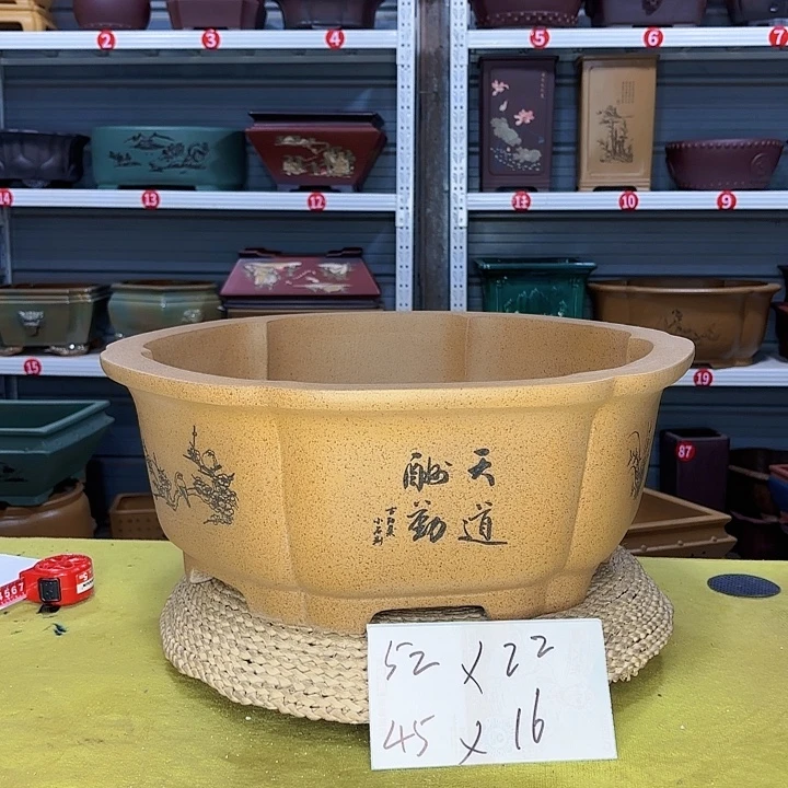 紫砂花盆宜兴紫砂厂