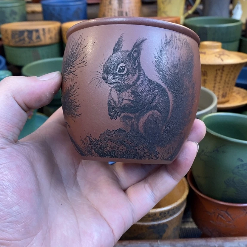 【闪购商品】紫砂杯子宜兴全手工紫砂杯