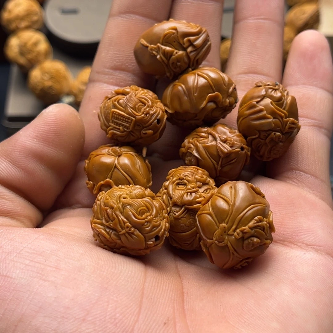 渔***夫手串/手链橄榄核财神