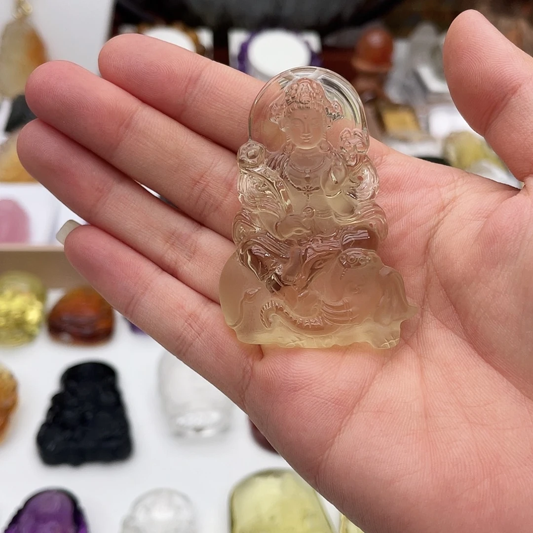 壶***话水晶未镶嵌项链定制