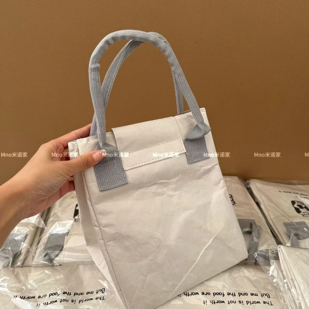 2456  杜邦纸便当袋防水保温袋铝箔饭盒袋手提包上班族小饭盒袋子