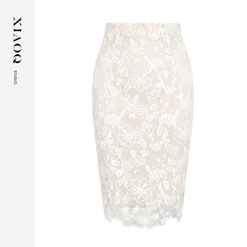 【小Q家】40906纯欲性感高腰包臀半裙