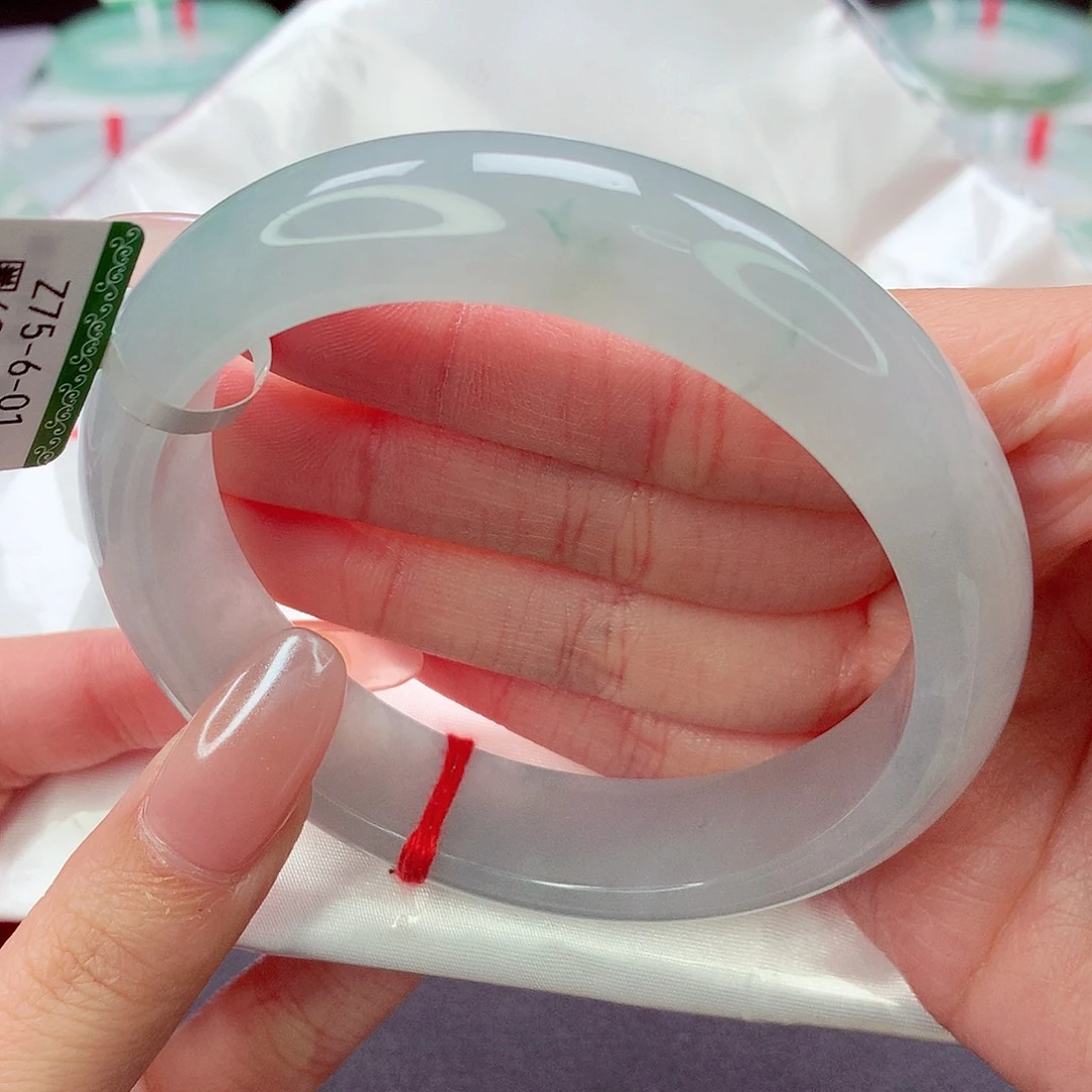 翡翠未镶嵌手镯缅甸天然a货翡翠手镯