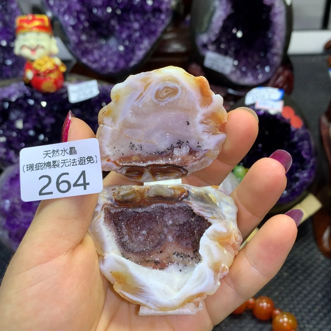 摆件玛瑙未镶嵌月