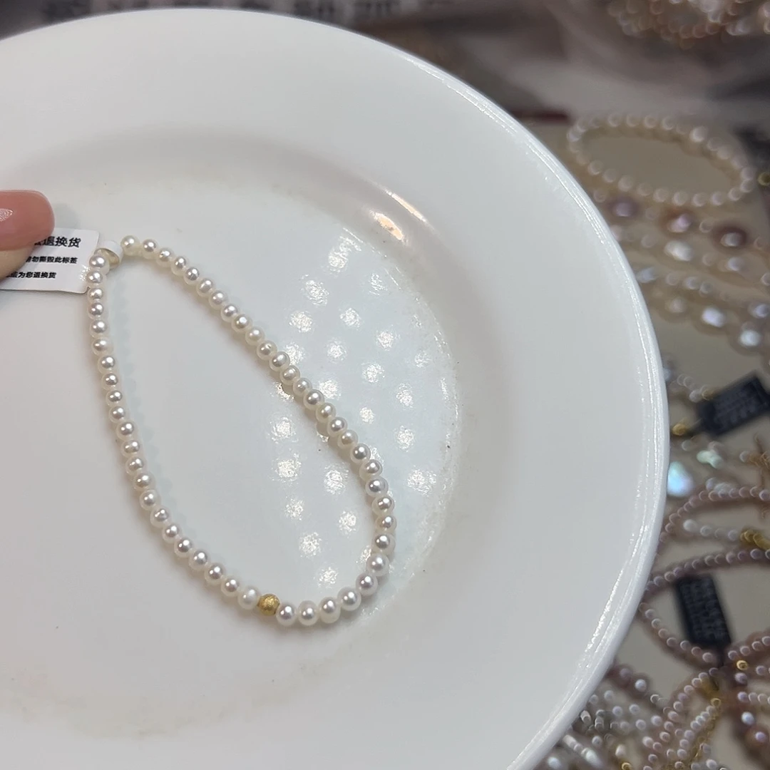 子***子淡水珍珠银S925镶嵌天然淡水珍珠设计款