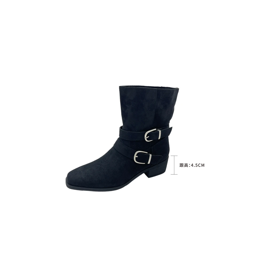 HELA AOMI "摩登时代”羊京绒舒适耐穿气质时装短靴CY5CW81724