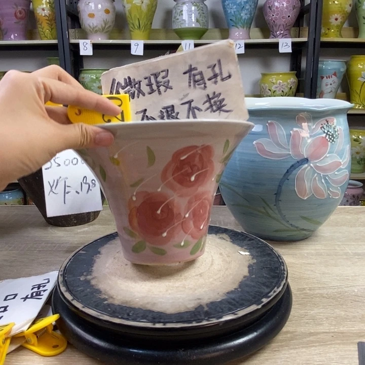 景德镇高温陶瓷花盆