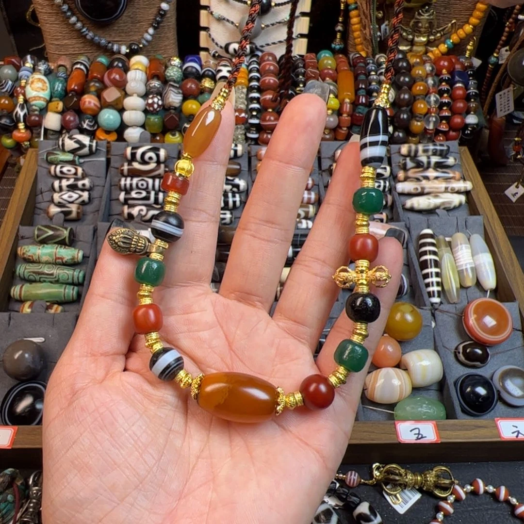 玛瑙/玉髓未镶嵌项链