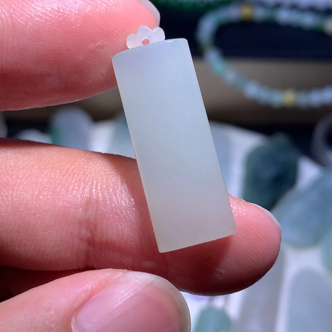 定制翡翠未镶嵌无事牌