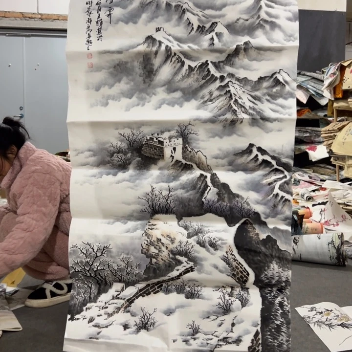 纯手绘画技法与绘画技巧结合