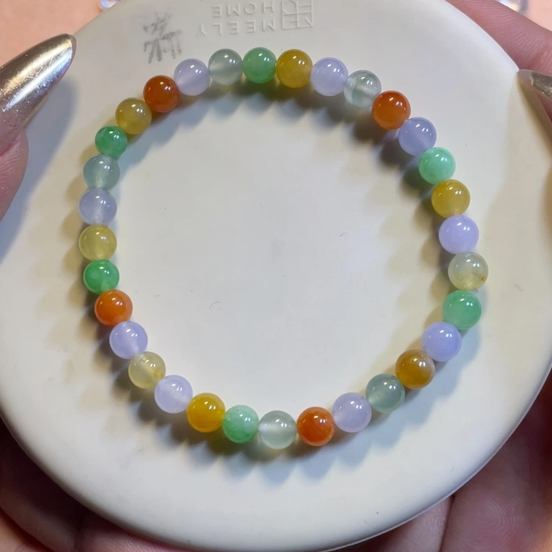 未镶嵌定制翡翠珠串